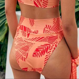 Aerie high cut cheeky bikini bottom